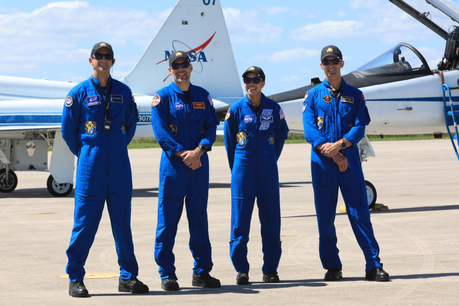 Kennedy Uzay Merkezi'ne ulaşan Crew-13 ekibi