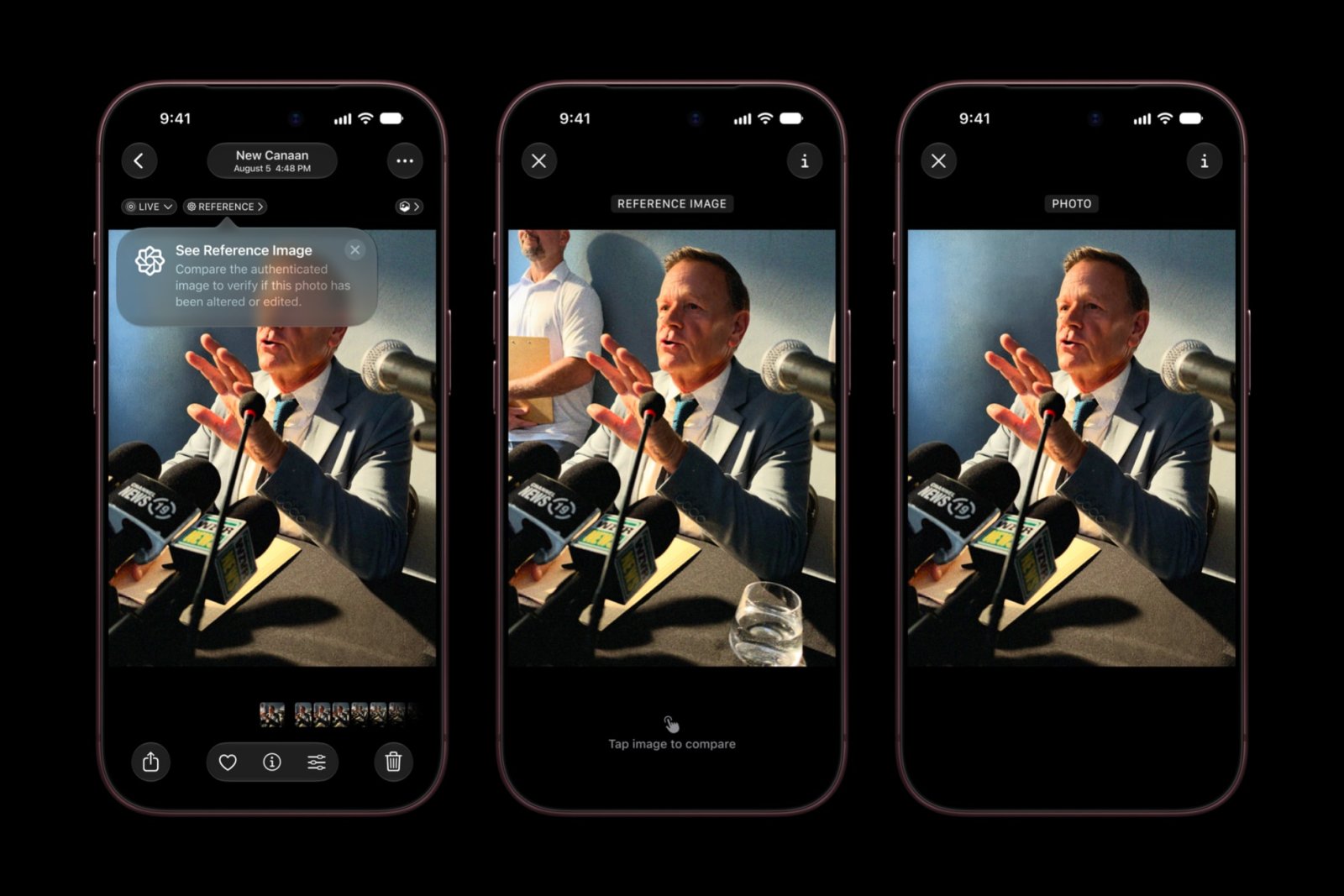 Apple Reference Image özelliği