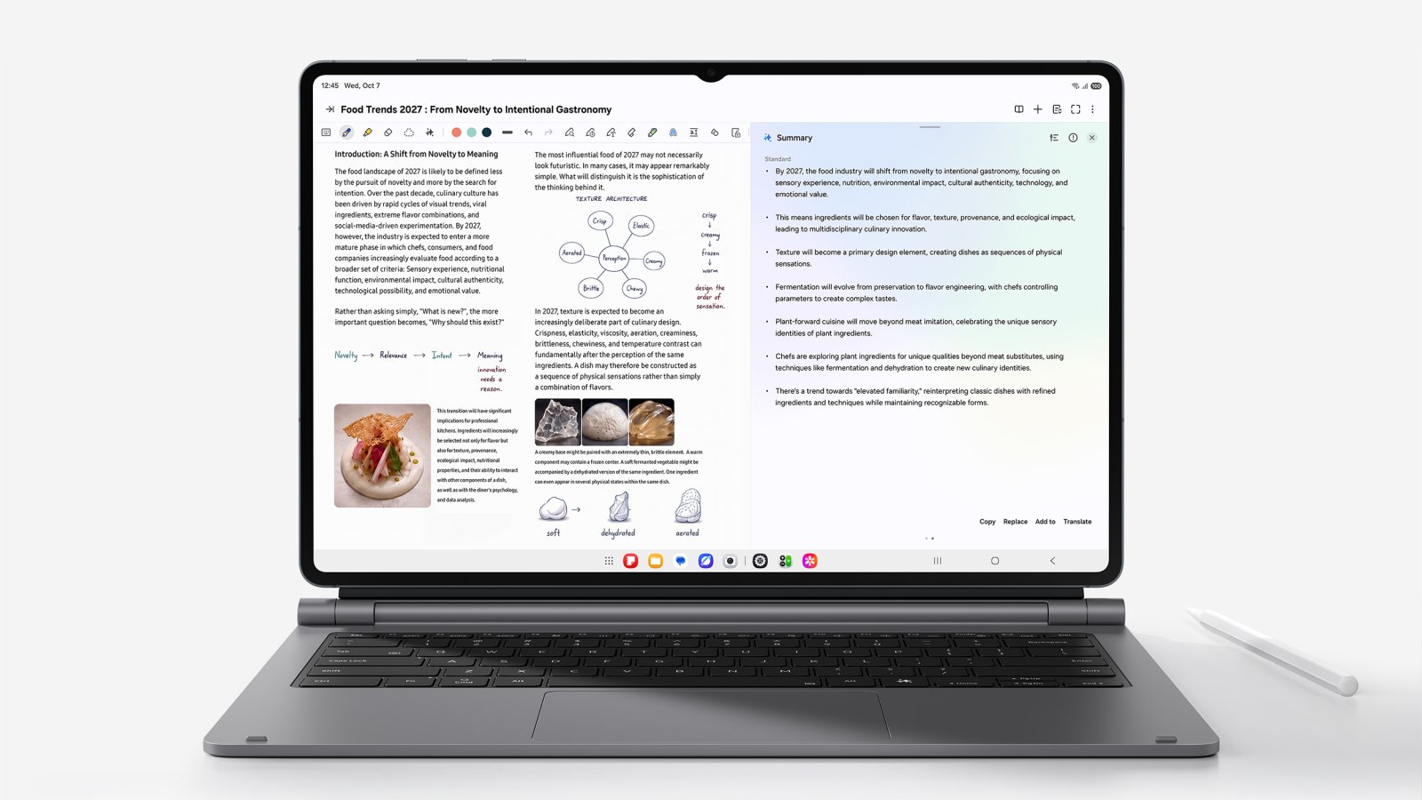 Klavye kılıflı Galaxy Tab S12 Ultra