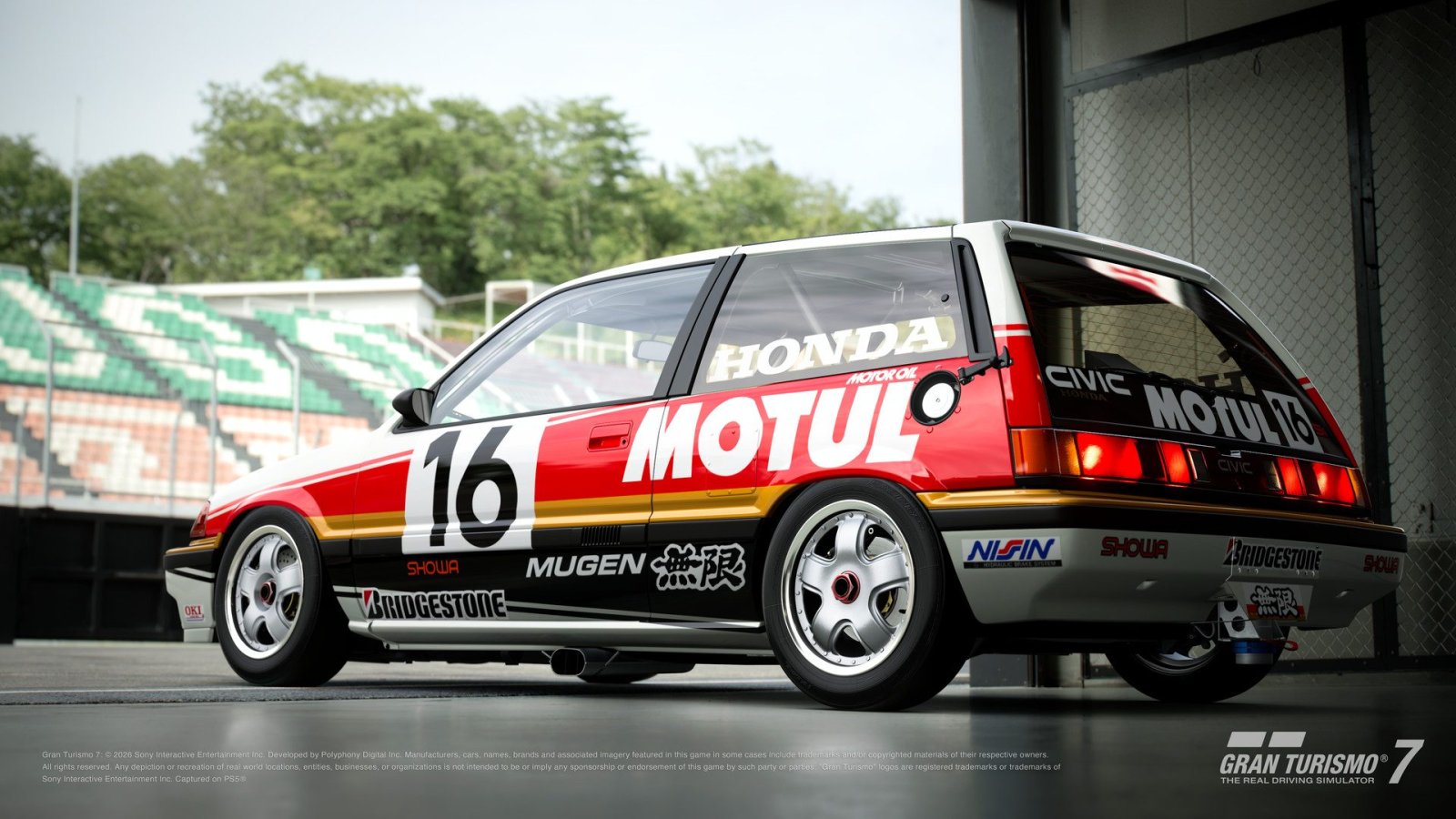 Honda Civic Si Group A pit alanında