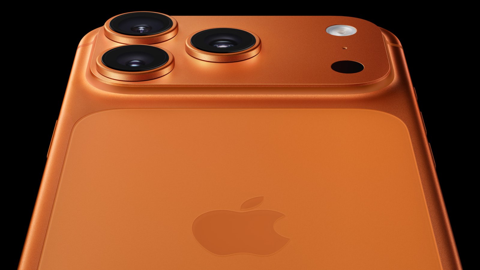 iPhone 17 Pro kamera modülü, Kozmik Turuncu
