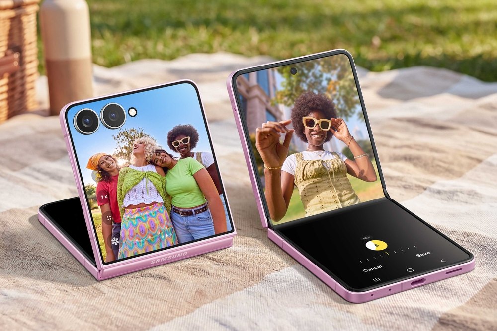 Galaxy Z Flip8 kapak ekranından çekim