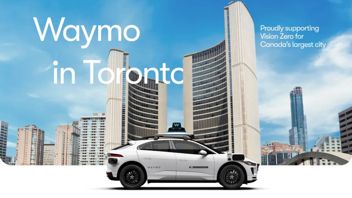 Waymo, Ontario pilot programına kabul edildi; ilk Kanada durağı Toronto olacak